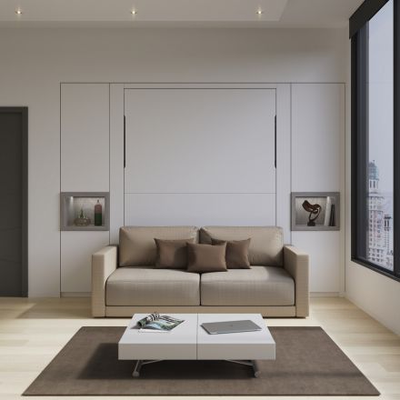 Bedkast Holiday met Sofa Jazz getoond (prijs vanaf Tetris sofa)